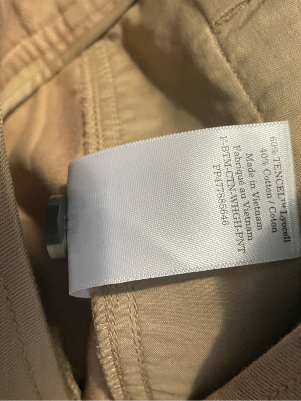 Everlane The Draper Pleated Pant in Buttersmooth Ash Brown Women's 12 Regular - Picture 7 of 8